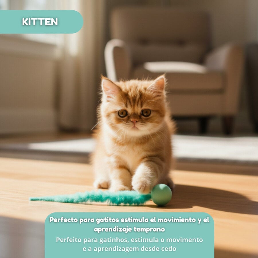 Tootoy! Pelota Interactiva con Cola Verde para gatos, , large indicador imagen numero 5